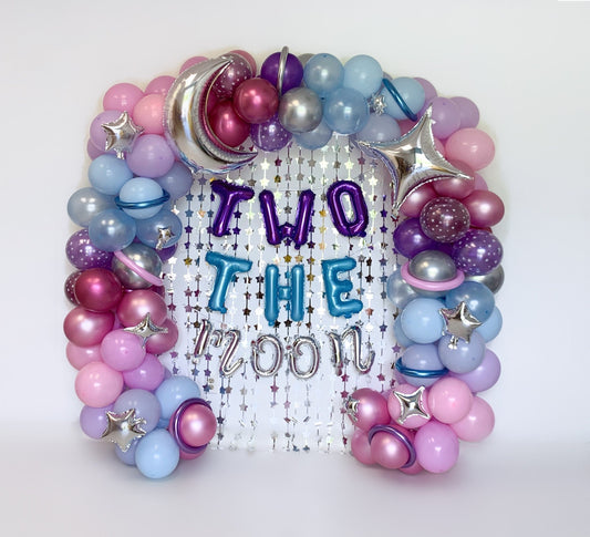 Two The Moon Balloon Garland Kit