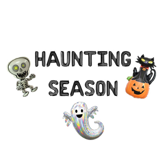 Haunting Season Letter Balloon Kit