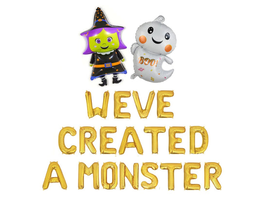 Weve Created A Monster Halloween Letter Balloon Kit