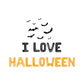 I Love Halloween Letter Balloon Kit