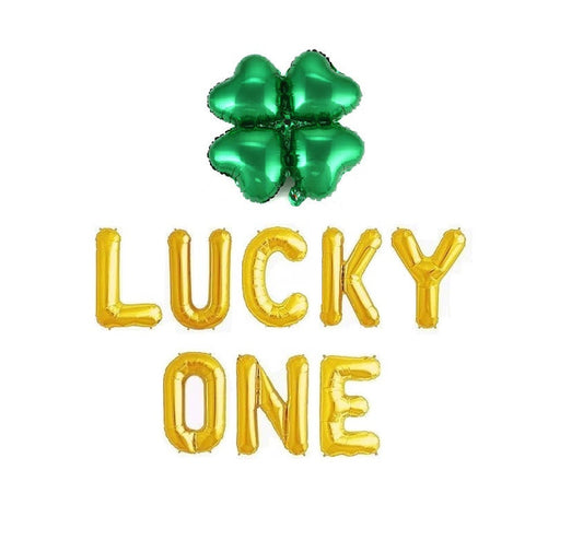 Lucky One Letter Balloon Kit