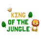 King Of The Jungle Letter Balloon Kit