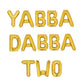 Yabba Dabba Two 2nd Birthday Letter Balloon Kit