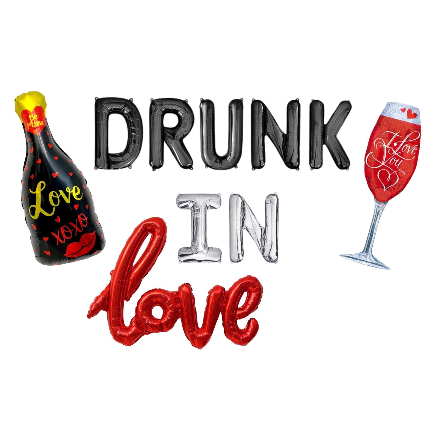Drunk In Love Letter Balloon Kit