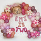 Bear and Flowers Balloon Garland Kit