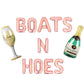 Boats N Hoes Letter Balloon Kit