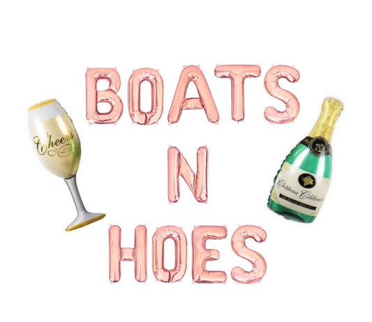 Boats N Hoes Letter Balloon Kit