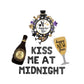 Kiss Me At Midnight New Years Eve Themed Letter Balloon Kit