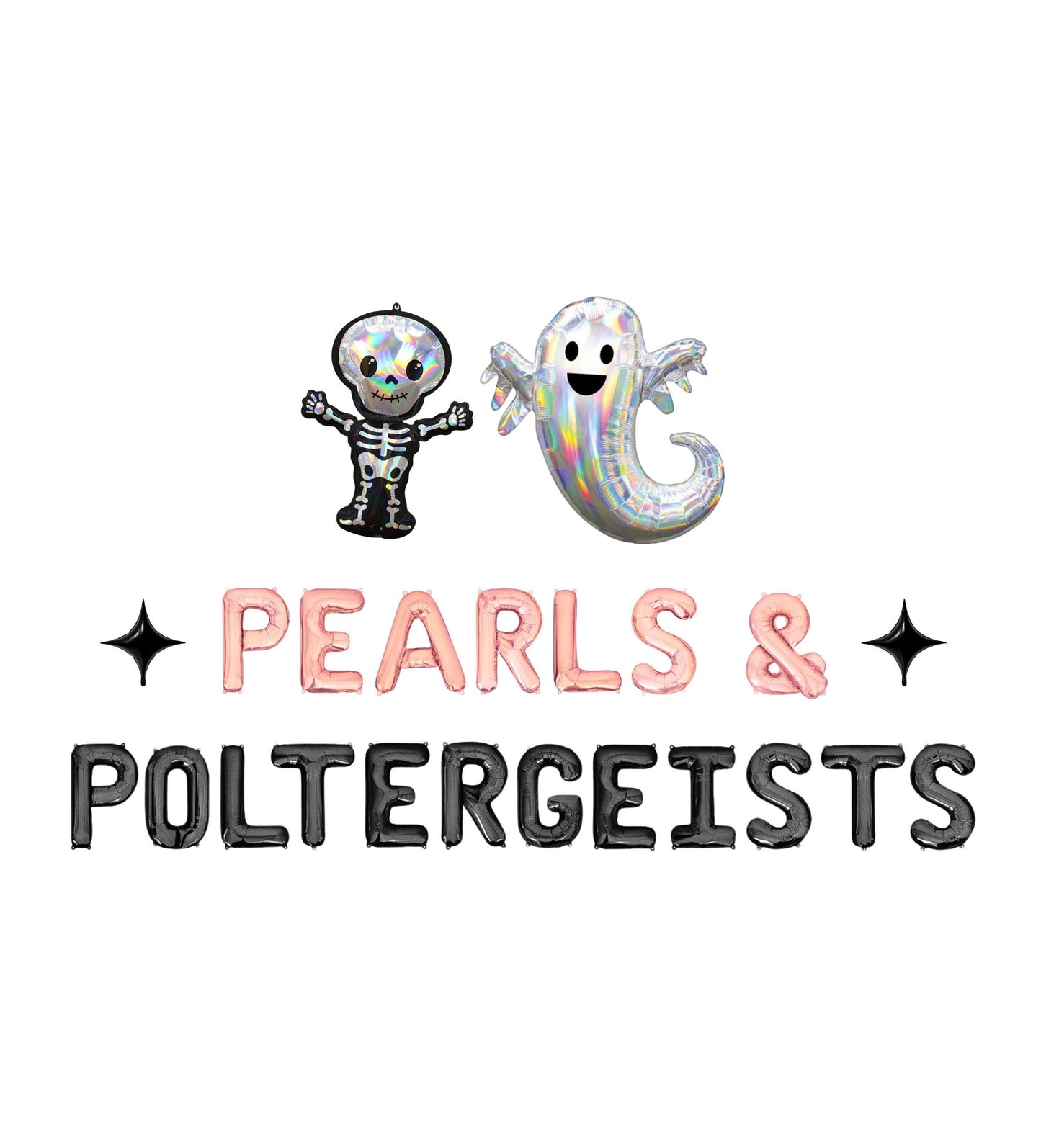 Pearls & Poltergeists Letter Balloon Kit