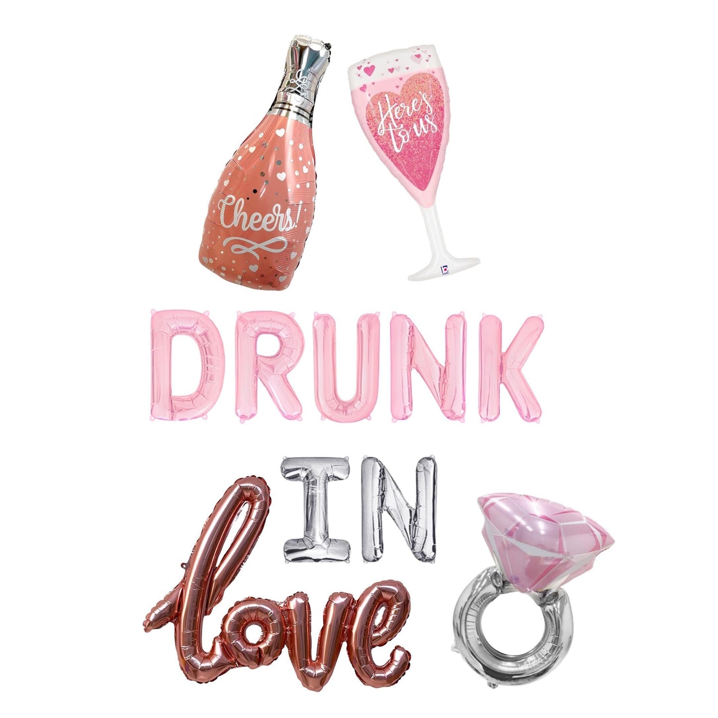 Drunk In Love Letter Balloon Kit