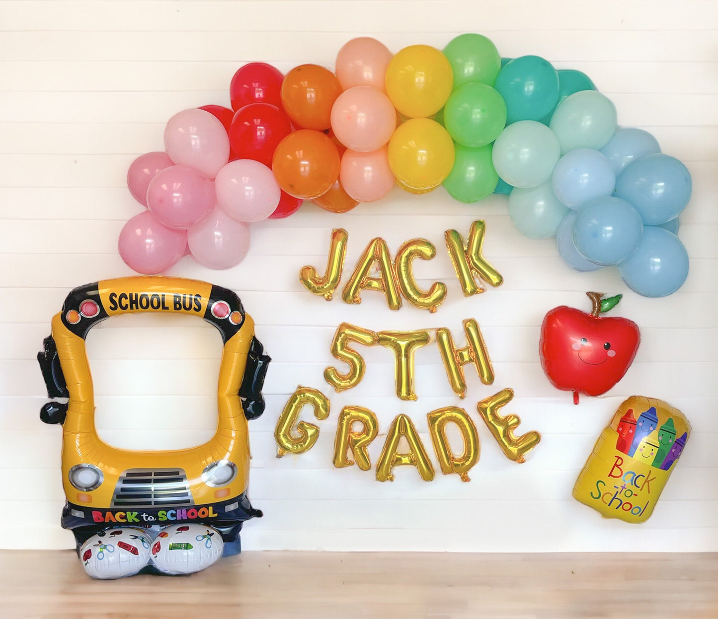 Back to School Balloon Garland Kit