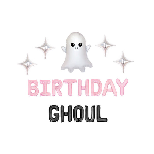 Birthday Ghoul Halloween Letter Balloon Kit