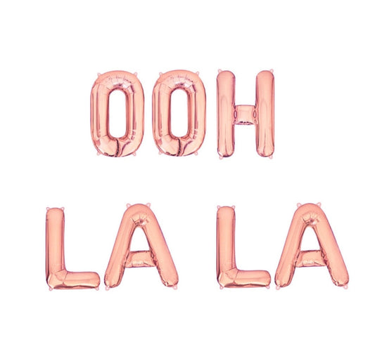 Ooh La La Letter Balloon Kit