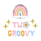 Multi-Colored Two Groovy Letter Balloon Kit