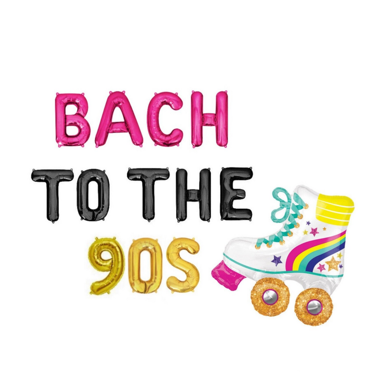 Bach To The 90s Letter Balloon Kit