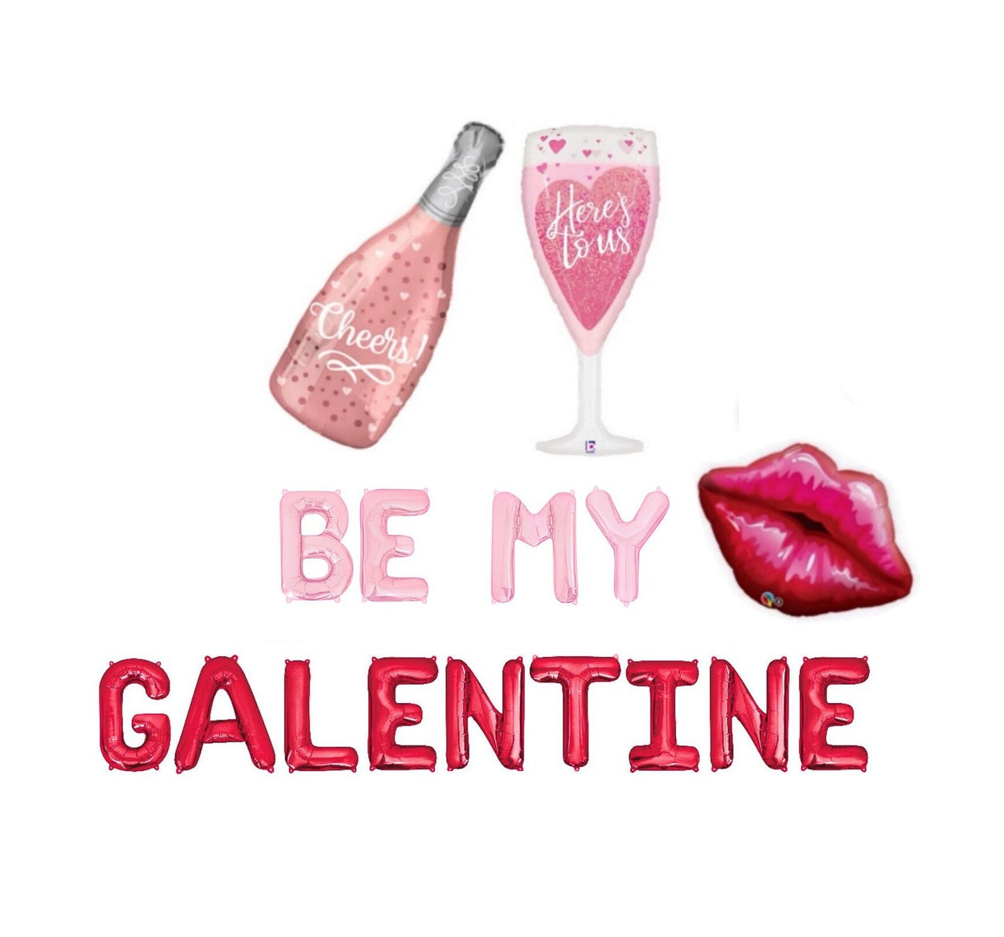 Be My Galentine Letter Balloon Kit