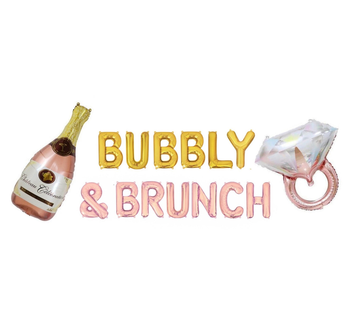 Bubbly & Brunch Letter Balloon Kit