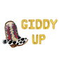 Giddy Up Cowboy Western Letter Balloon Kit