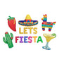 Lets Fiesta Letter Balloon Kit