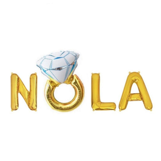 NOLA Wedding Engagement Letter Balloon Kit