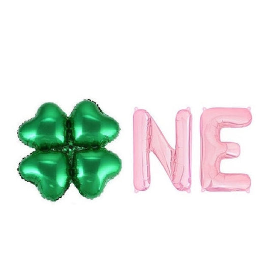 One St Paddys Day 1st Birthday Letter Balloon Kit