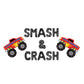 Smash And Crash Monster Truck Themed Letter Balloon Kit