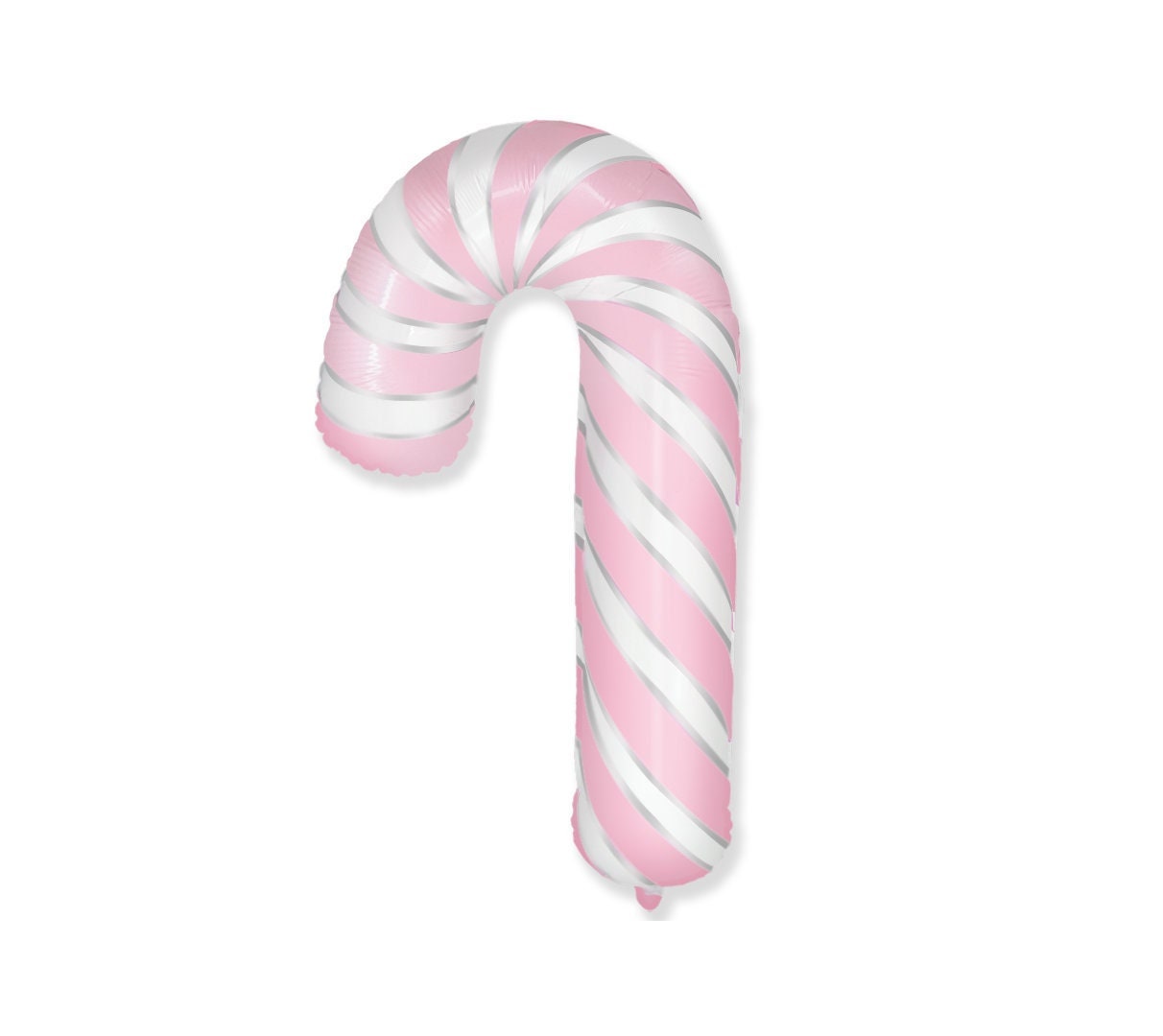 Jumbo Pastel Pink Candy Cane Balloon