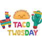 Taco Twosday 2nd Birthday Letter Balloon Kit