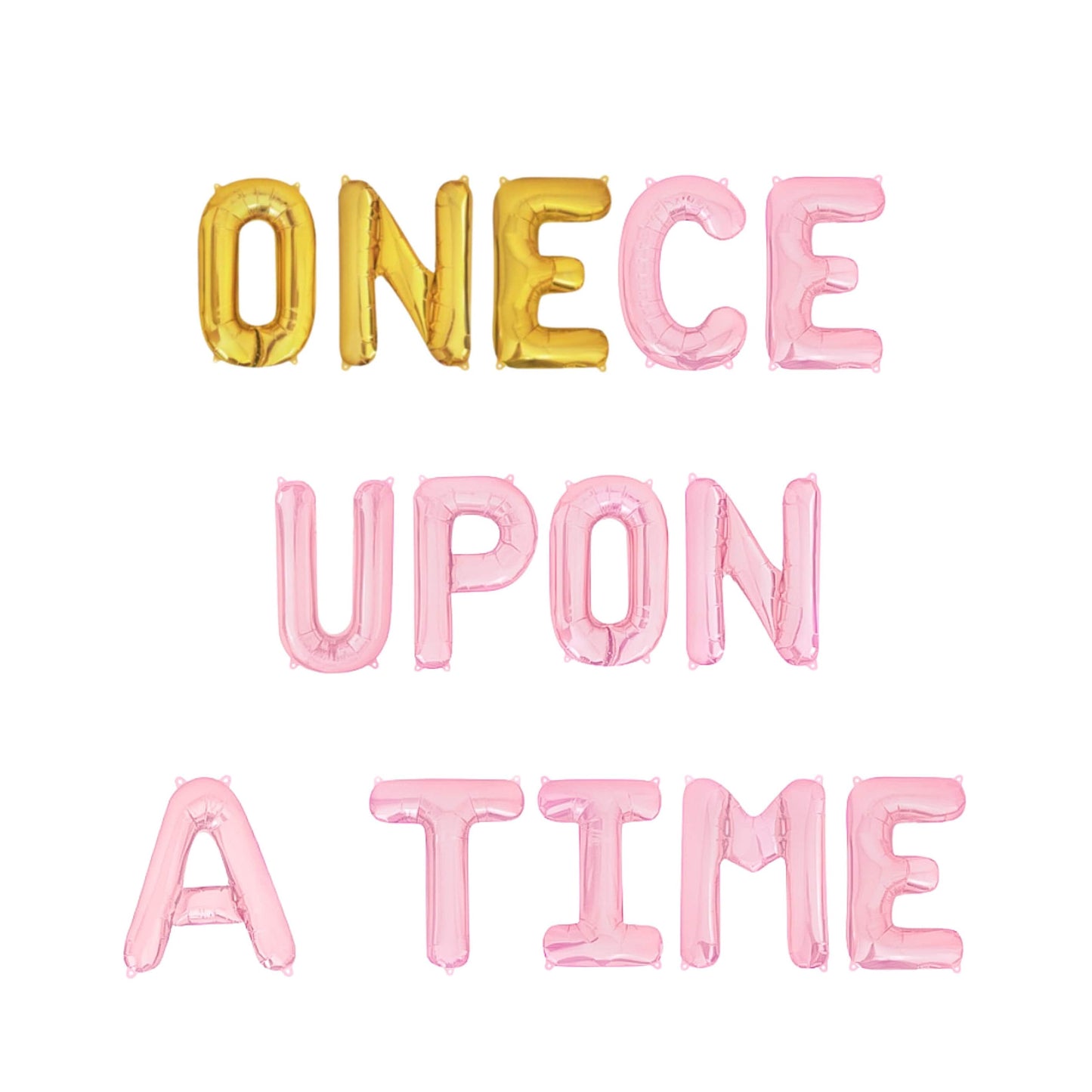 Onece Upon A Time Letter Balloon Kit