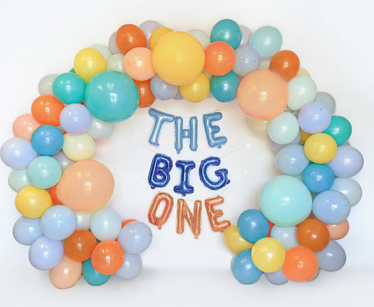 The Big One Bright Surf Balloon Garland Kit