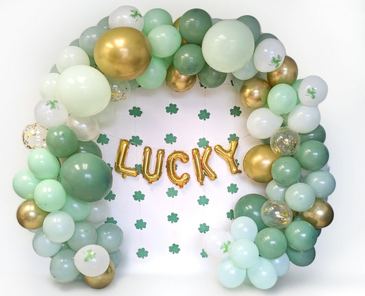 Pastel Green Lucky Balloon Garland Kit