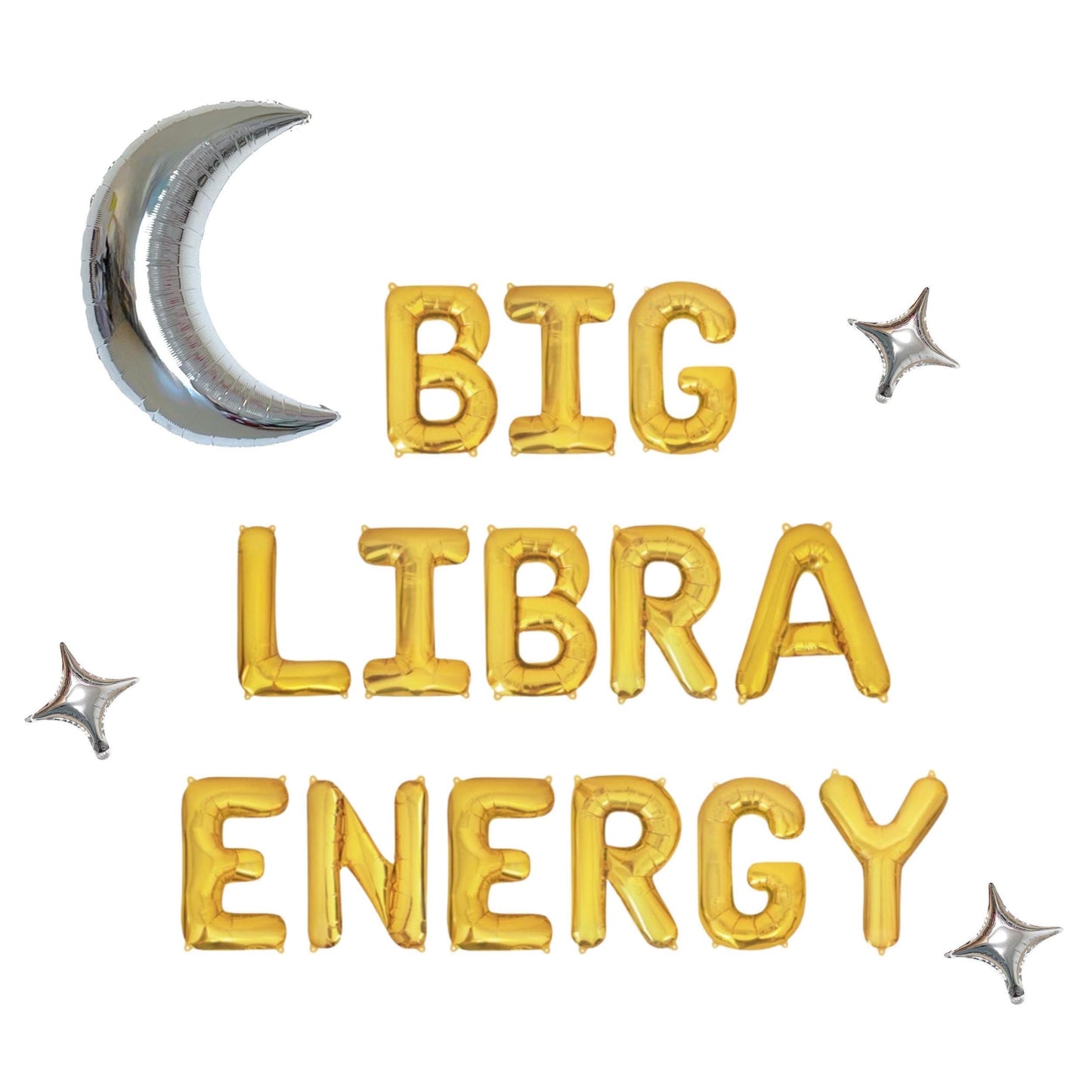 Big Libra Energy Letter Balloon Kit