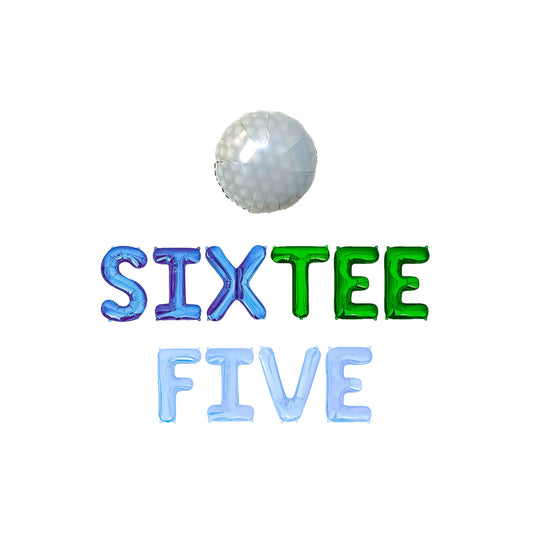 Sixtee Five Letter Balloon Kit