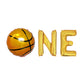 Basketball One Letter Balloon Kit