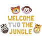 Welcome Two The Jungle Letter Balloon Kit