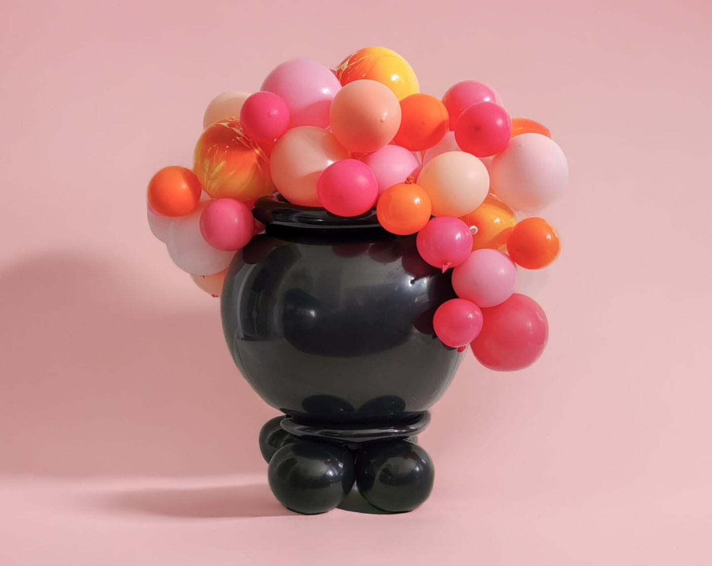 Pink and Orange Cauldron Balloon Kit