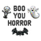 Boo You Horror Letter Balloon Kit