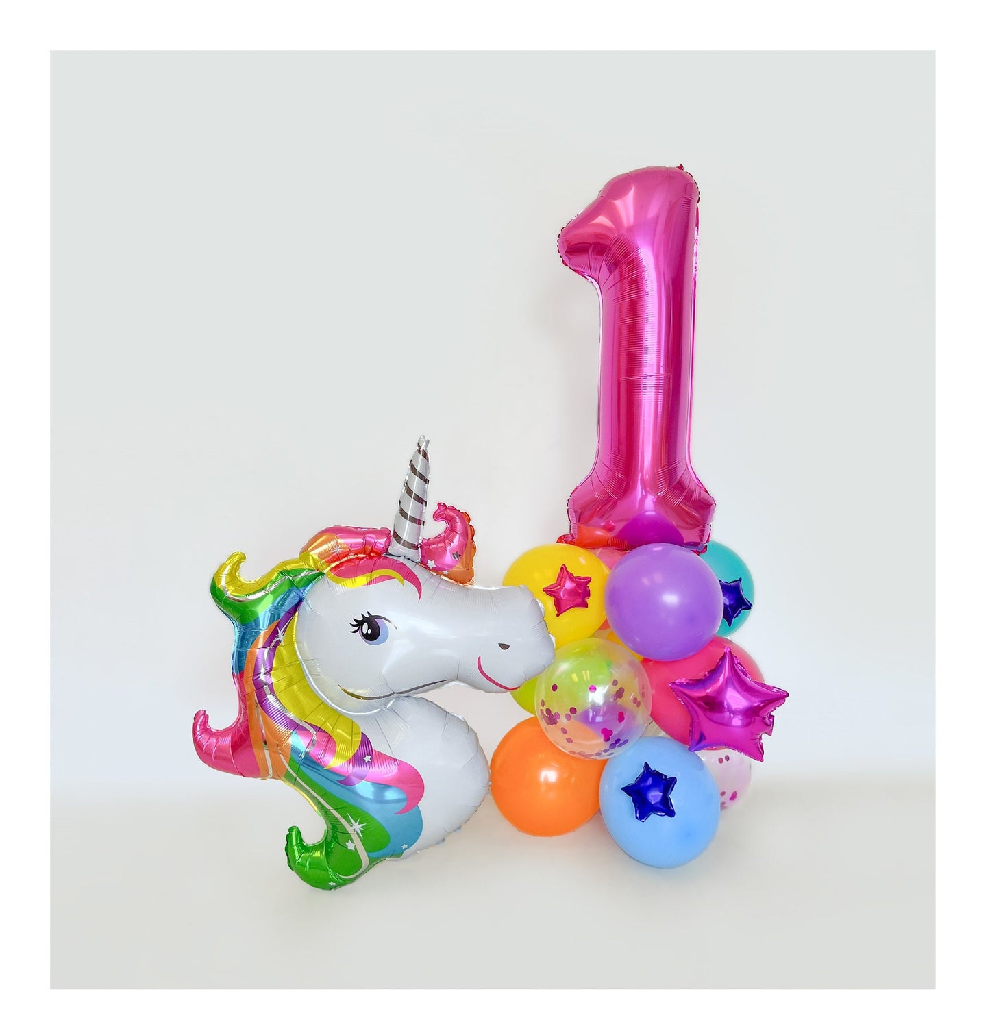 Unicorn Balloon Tower