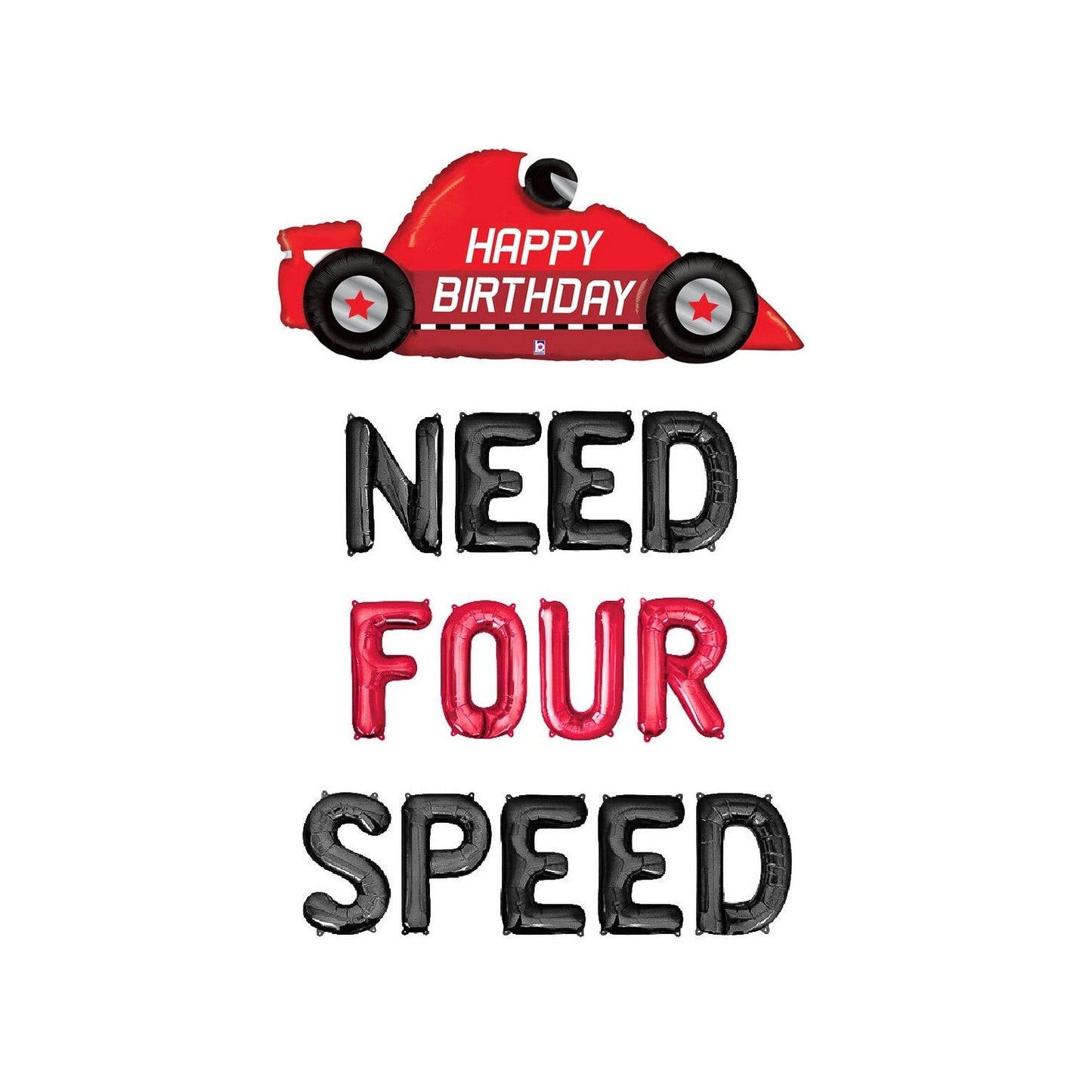 Need Four Speed Letter Balloon Kit