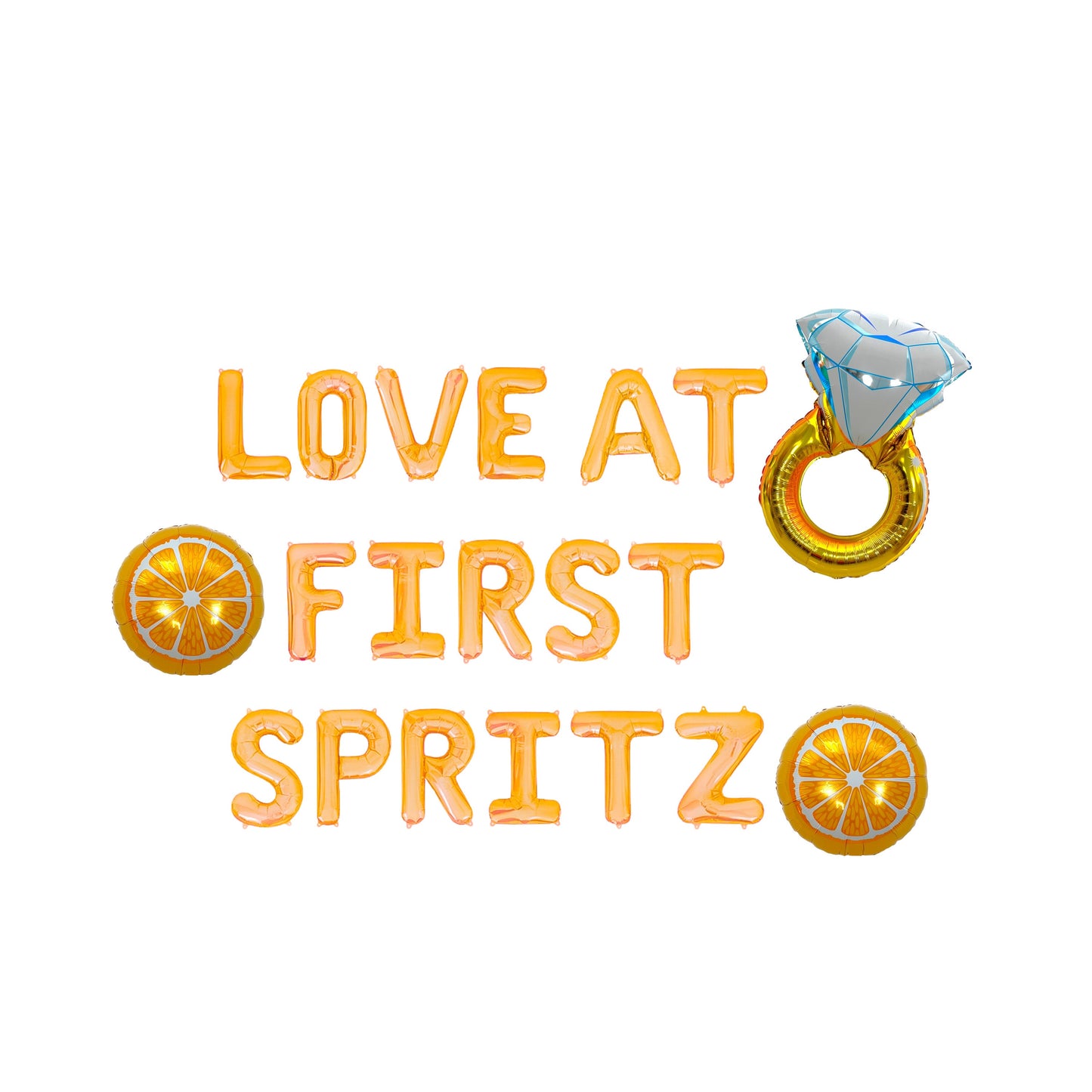 Love At First Spritz Letter Balloon Kit