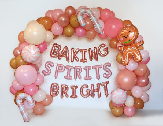 Baking Spirits Bright Christmas Balloon Garland Kit