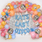 Orange & Pink Accents Last Disco Balloon Garland Kit