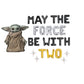 May The Force Be With Two Letter Balloon Kit