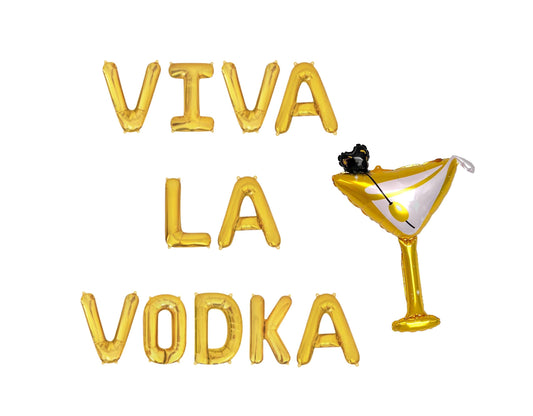 Viva La Vodka Letter Balloon Kit