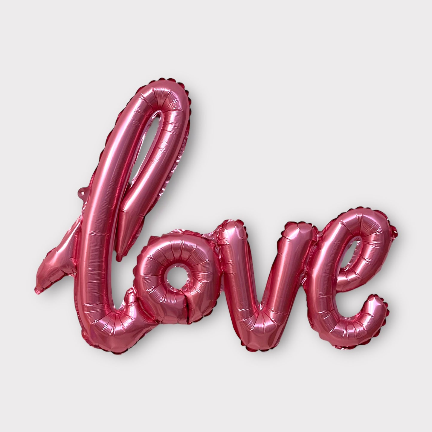 Baby Pink Love Script Balloon