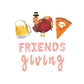 Friendsgiving Thanksgiving Letter Balloon Kit