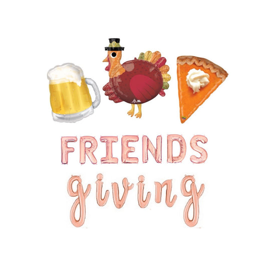 Friendsgiving Thanksgiving Letter Balloon Kit