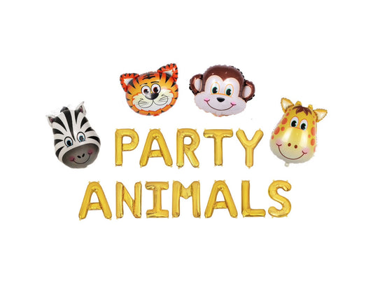 Party Animals Letter Balloon Kit