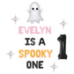 Custom Name is Spooky One Halloween Letter Balloon Kit