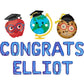 Congrats Custom Graduation Letter Balloon Kit